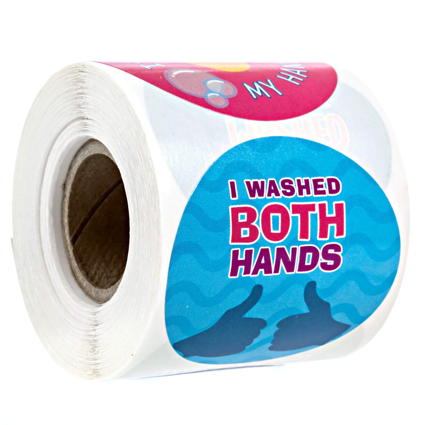 I Washed My Hands Sticker / 250 Kids Hand Washing Achievement Stickers / 2" School Children Colorful Reward Stickers / 6 Vibrant Designs/Made in
