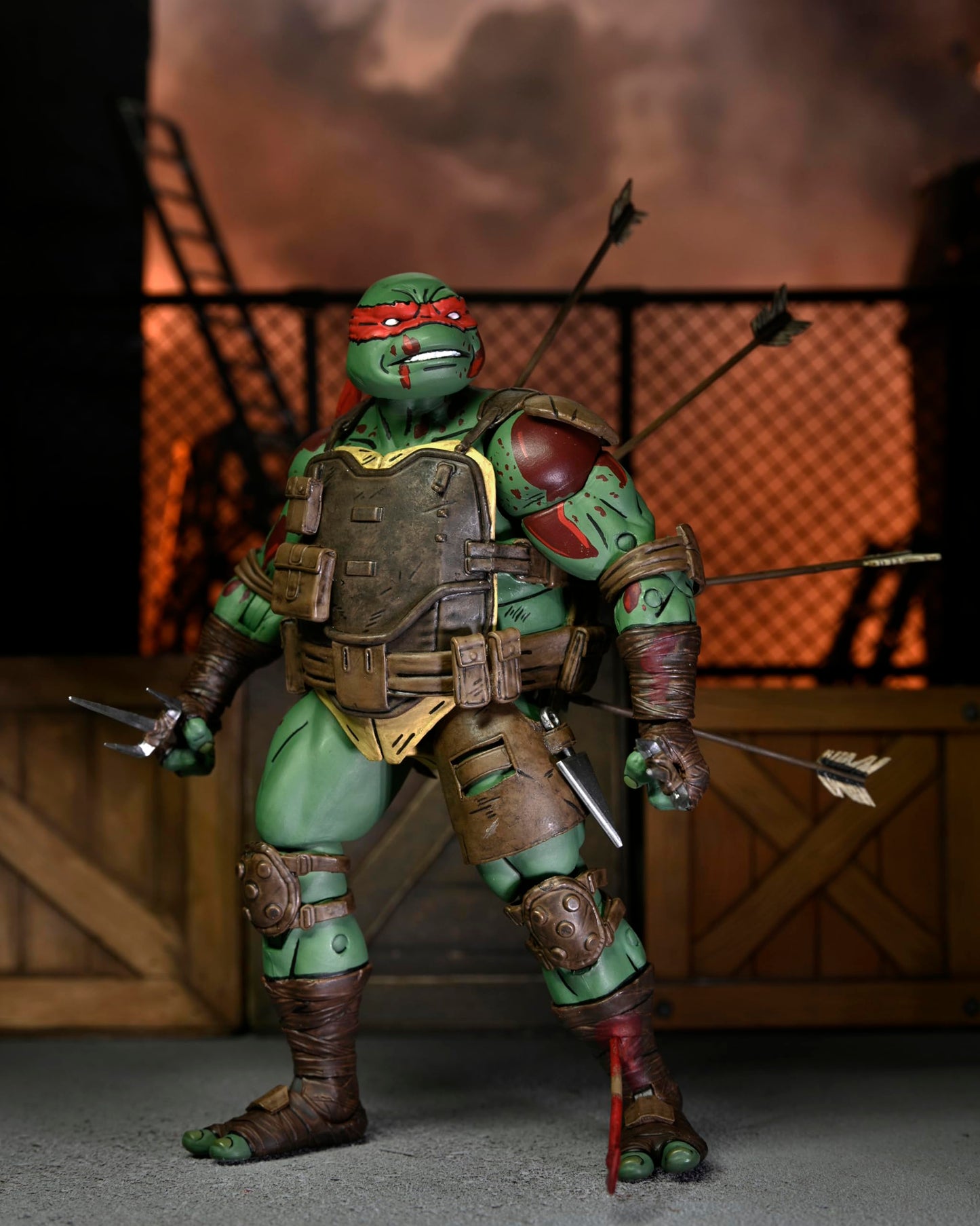 NECA TMNT (The Last Ronin) - 7” Scale Action Figure - Ultimate First to Fall Raphael
