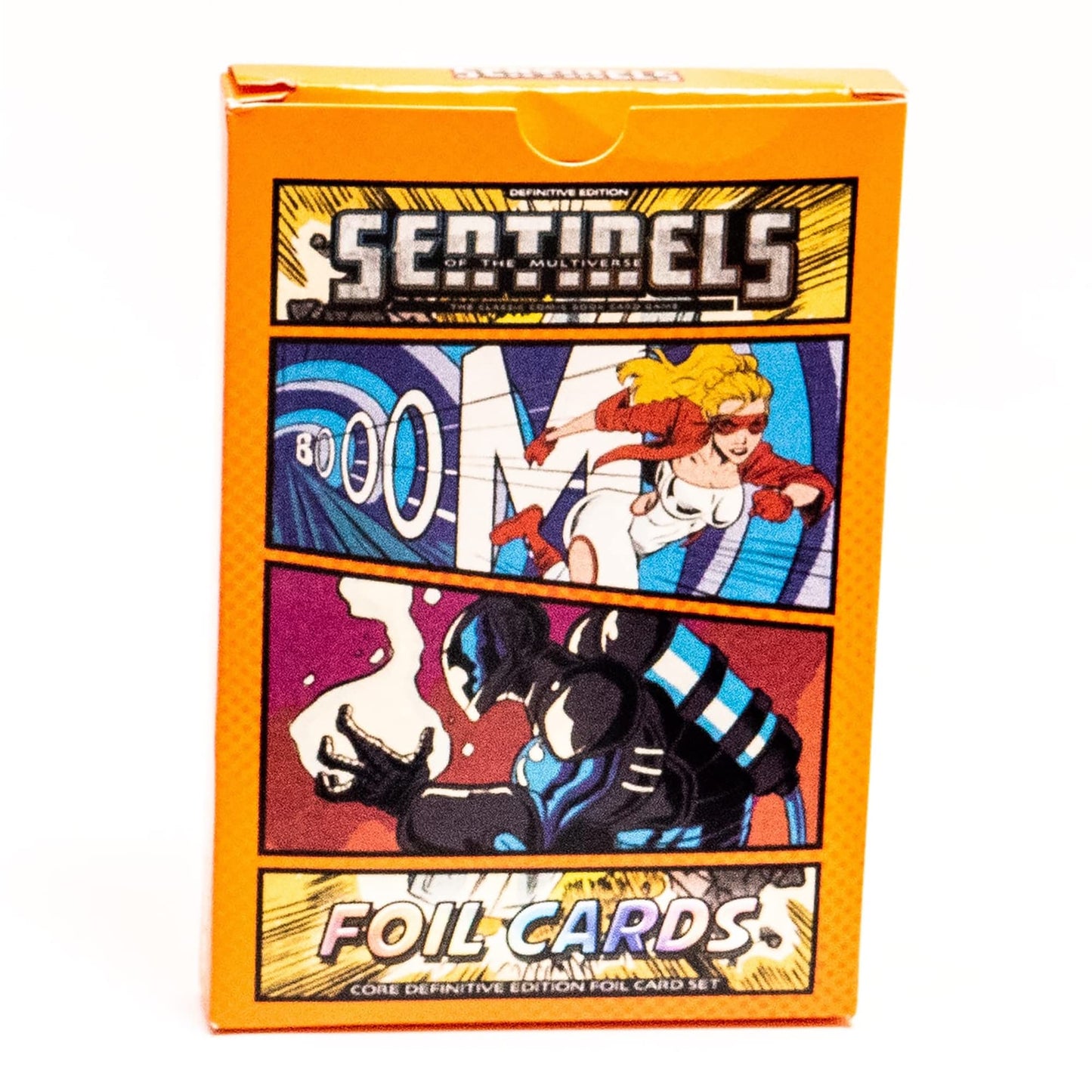 Greater Than Games | Sentinels of The Multiverse: Foil Pack 1 | Cooperative Strategy Board Game Accessory | Premium Component Upgrade
