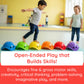 Fat Brain Toys bilibo Midi by MOLUK, Green, Open-Ended Creative Play Toy for Toddlers and Kids Ages 2 and Up