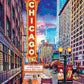 Boardwalk Chicago Downtown 210 Piece Personal Puzzle, Jigsaw Puzzles with Premium Box, Illinois Gifts for Adults, 6"x8"