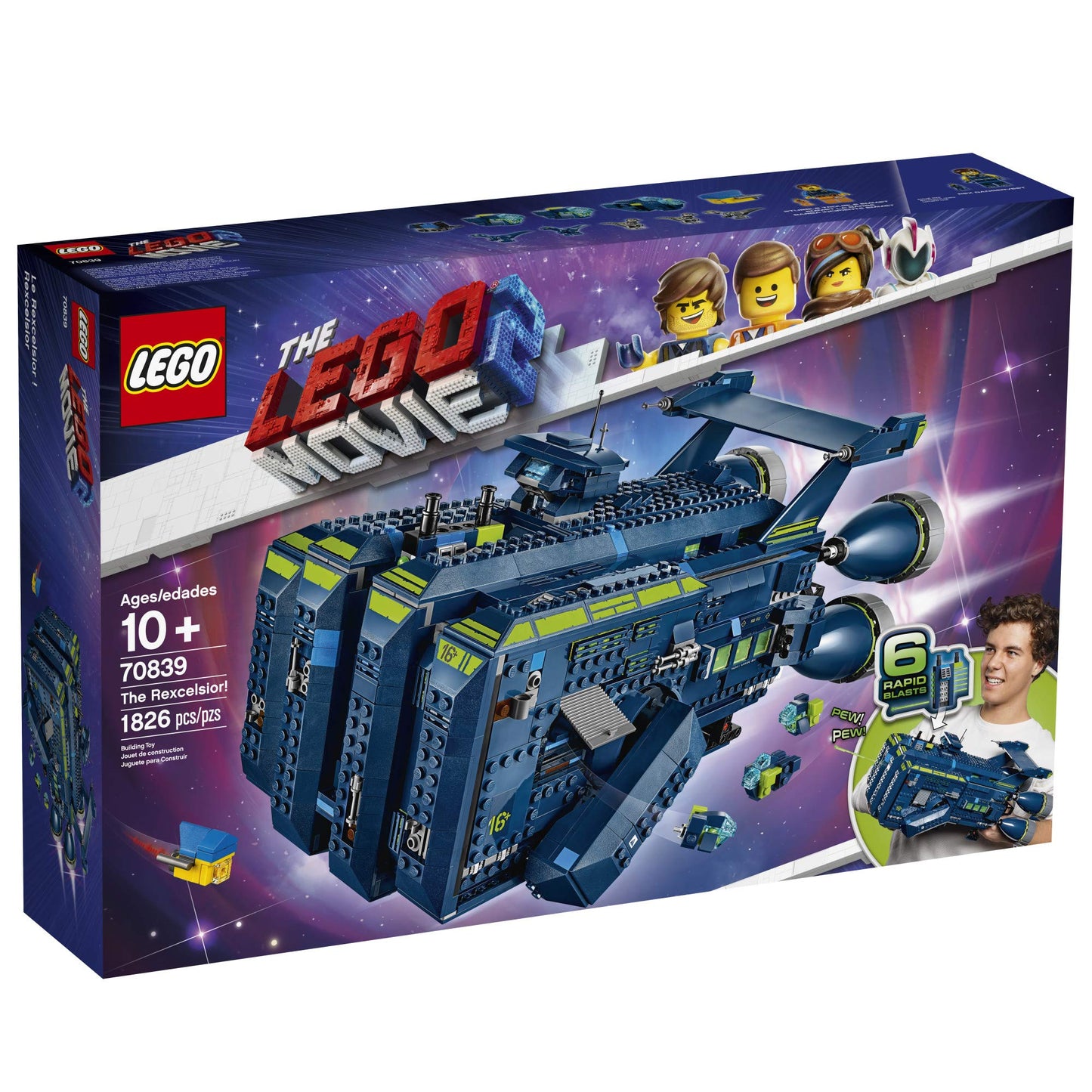 LEGO THE Movie 2 The Rexcelsior; 70839 Building Kit (1820 Pieces)