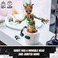 LEGO Marvel Dancing Groot, Guardians of the Galaxy Toy, Buildable Birthday Gift, Marvel Toy, Super Hero Hand-Operated Interactive Playset, Marvel Gift