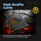 PREMIUM PLAYING CARDS, High Quality Deck of Cards, Cool Prism Gloss Ink, Best Poker Cards, Unique Bright Rainbow & Red Colors for Kids & Adults, Black