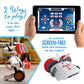 Thames & Kosmos Robotics Smart Machines Junior STEM Kit, Build & Code Your Robot’s Movements, Speed, Lights & Sounds, for Ages 8+, Use Screen-Free