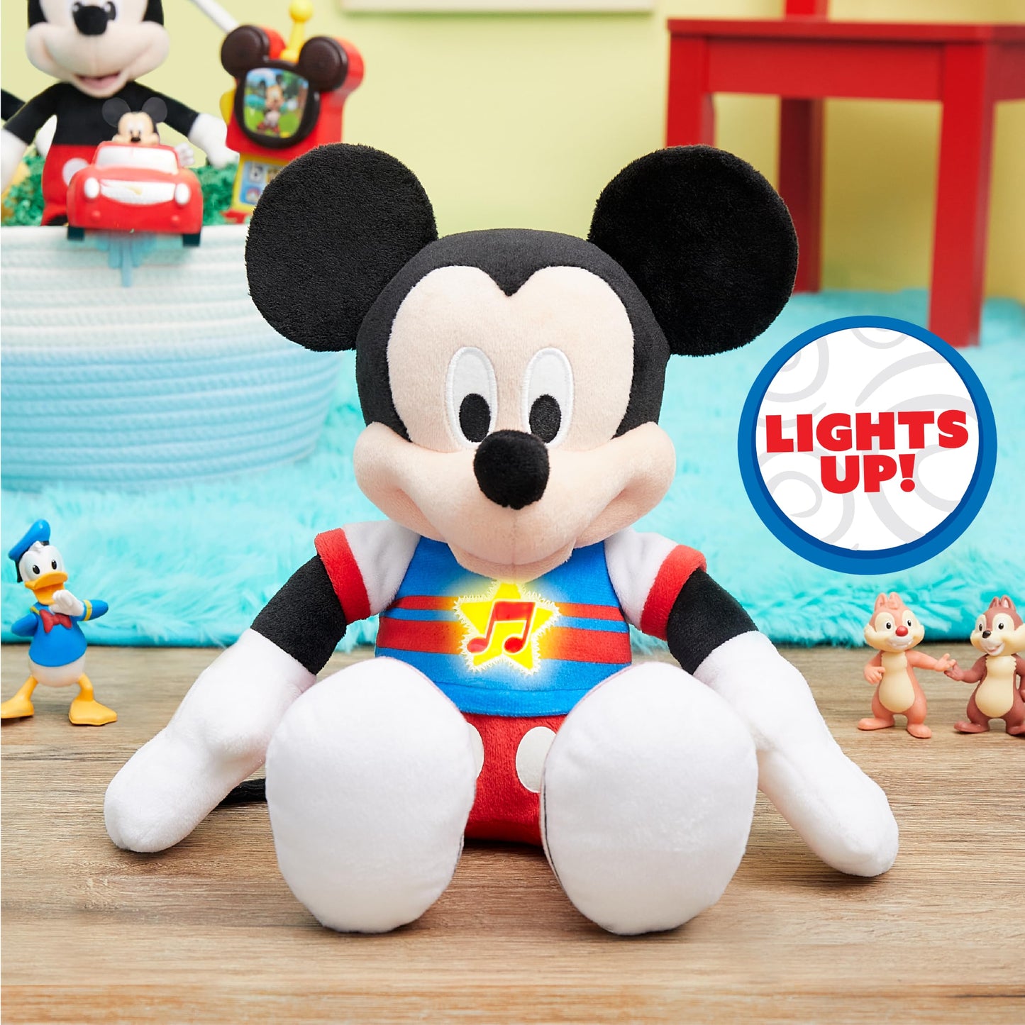 Disney Junior Mickey Mouse Funhouse Singing Fun Plush (Styles May Vary)
