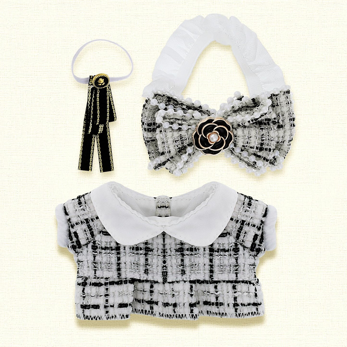 3Pcs Clothes for 17cm Doll, Anime Cosplay Dress Cute Doll Outfit Accessories,Stylish Outfit for Boys Girls Birthday Collectors