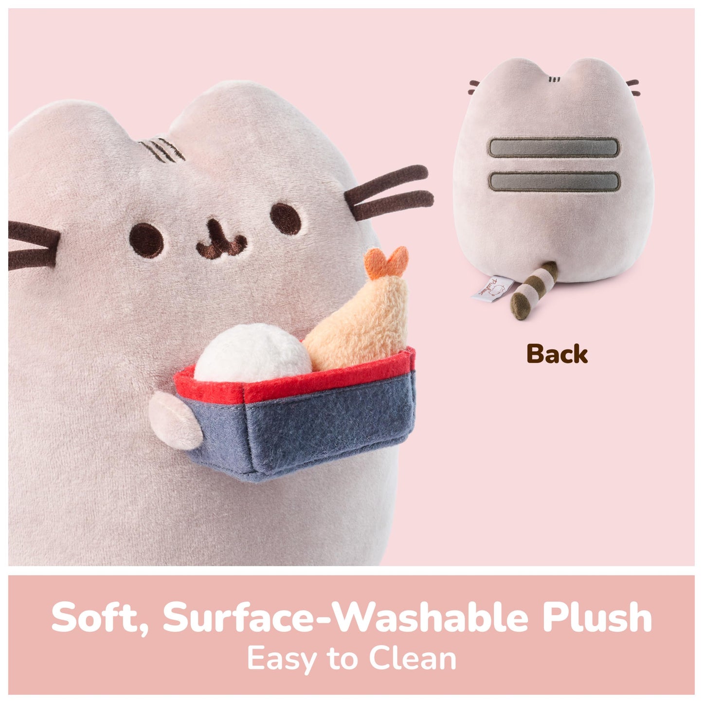 GUND Pusheen Bento Box Snackable 9.5-Inch Plush Toy for Ages 8+