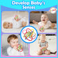 Playkidiz Rattle & Sensory Teether Toys for Babies, Multicolour Soft Teething Tube, Easy to Clean, Developmental Baby Toys 0-6 Months