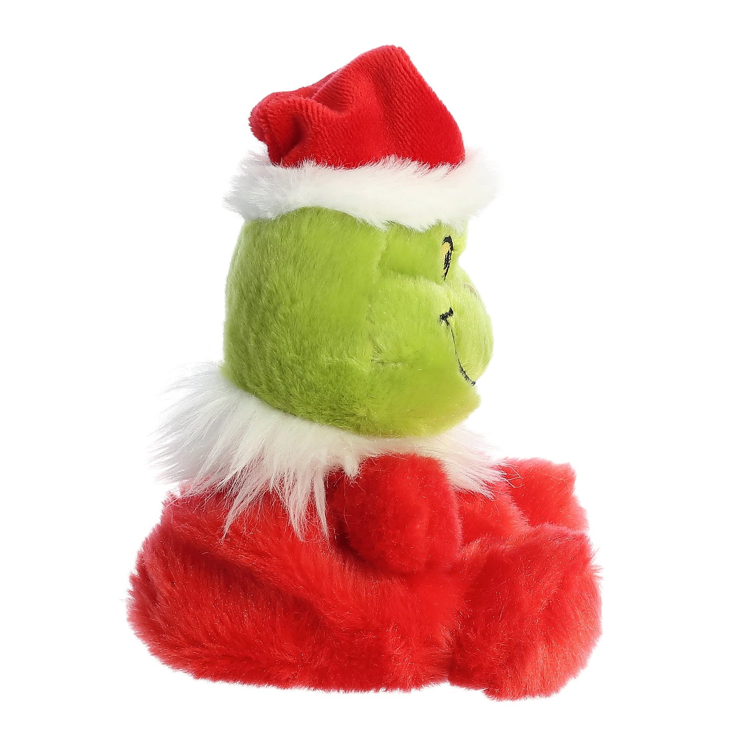 Aurora® Whimsical Dr. Seuss™ Santa Grinch Palm Pals™ Stuffed Animal - Officially Licensed Plush for Imaginative Play - Perfect for Kids and Adults