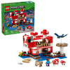 LEGO Minecraft The Mooshroom House Toy Figures and Playset - Building Minecraft Toy for Kids, Boys and Girls, Ages 8+ - with Steve and Other Figures