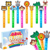 WHALEISLAND 20PCS Safari Animal Bubble Wands, Jungle Party Favors for Kids