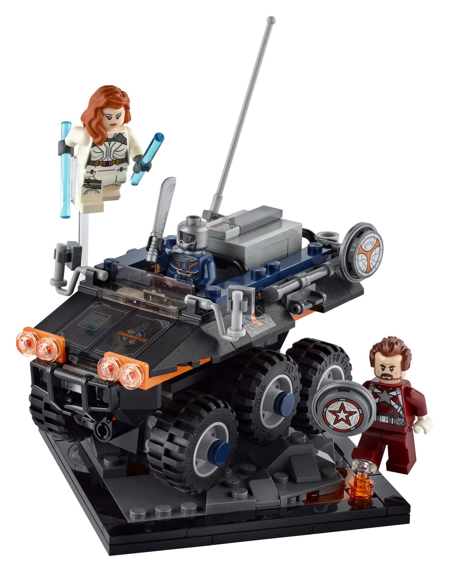 LEGO Marvel Avengers Taskmaster’s Ambush 77905 Exclusive Black Widow Movie Building Kit; Includes Black Widow, Taskmaster and Red Guardian Minifigures