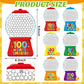 36Pcs 100th Day of School Gumball Machine Paper Crafts,100 Days Smarter Cutouts for 100 Days of School Celebration Party Supplies Classroom Activities