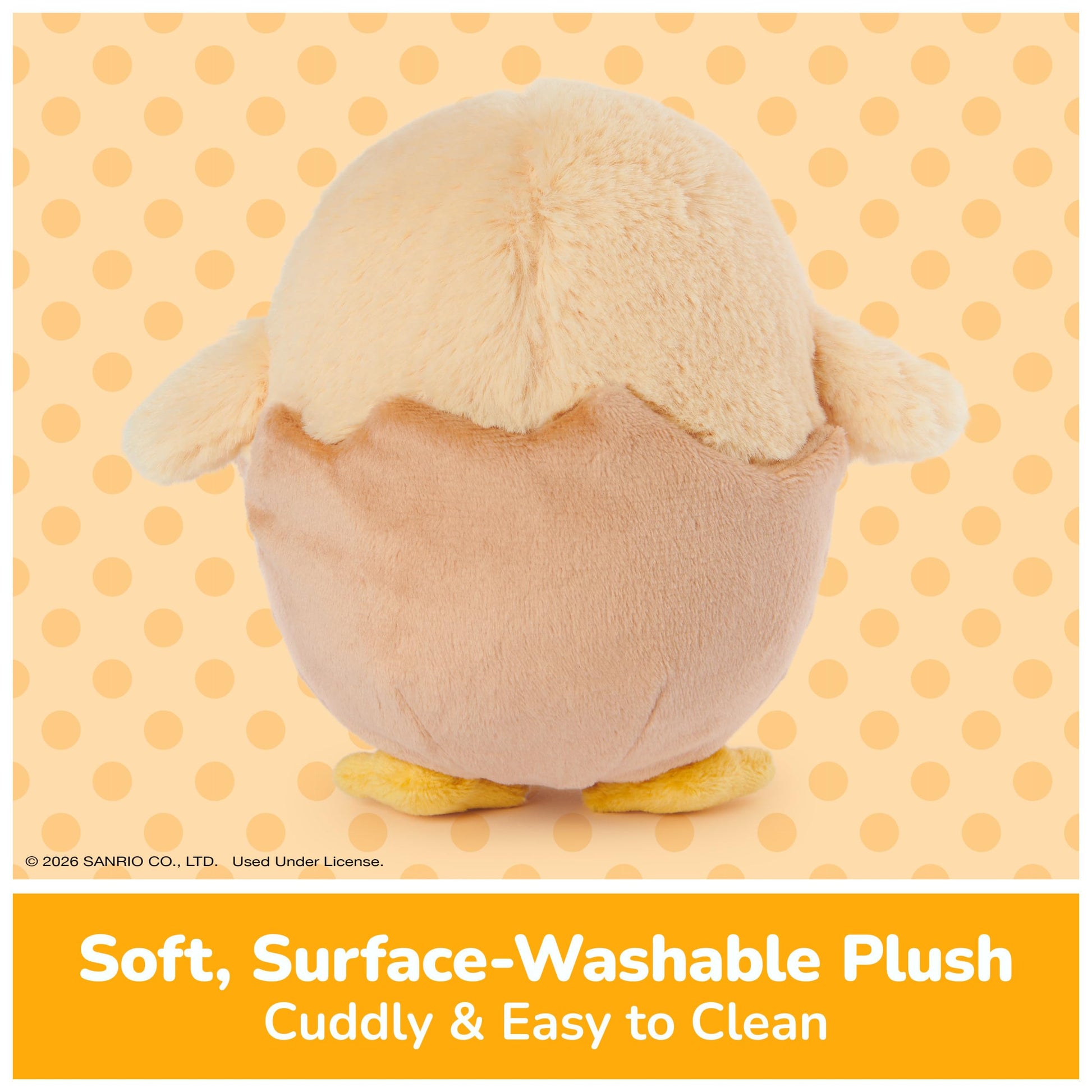 GUND Sanrio Gudetama Shakipiyo 5-Inch Chick Plush Toy for Ages 1+