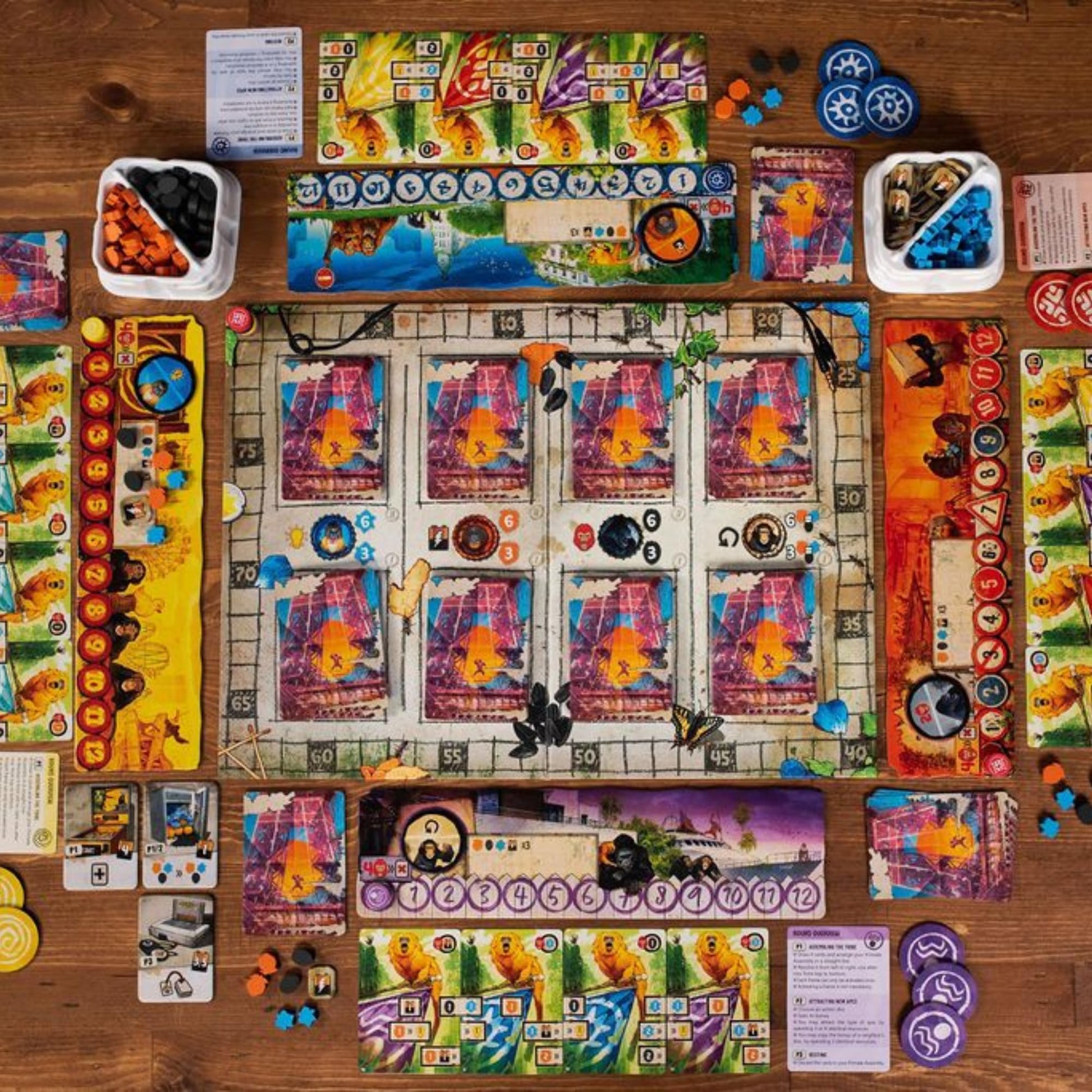 Pandasaurus Games After Us Board Game by Pandasaurus Games - Evolutionary Strategy Game in a Post-Human World, Ages 13+, 1-6 Players, 40-60 Minute