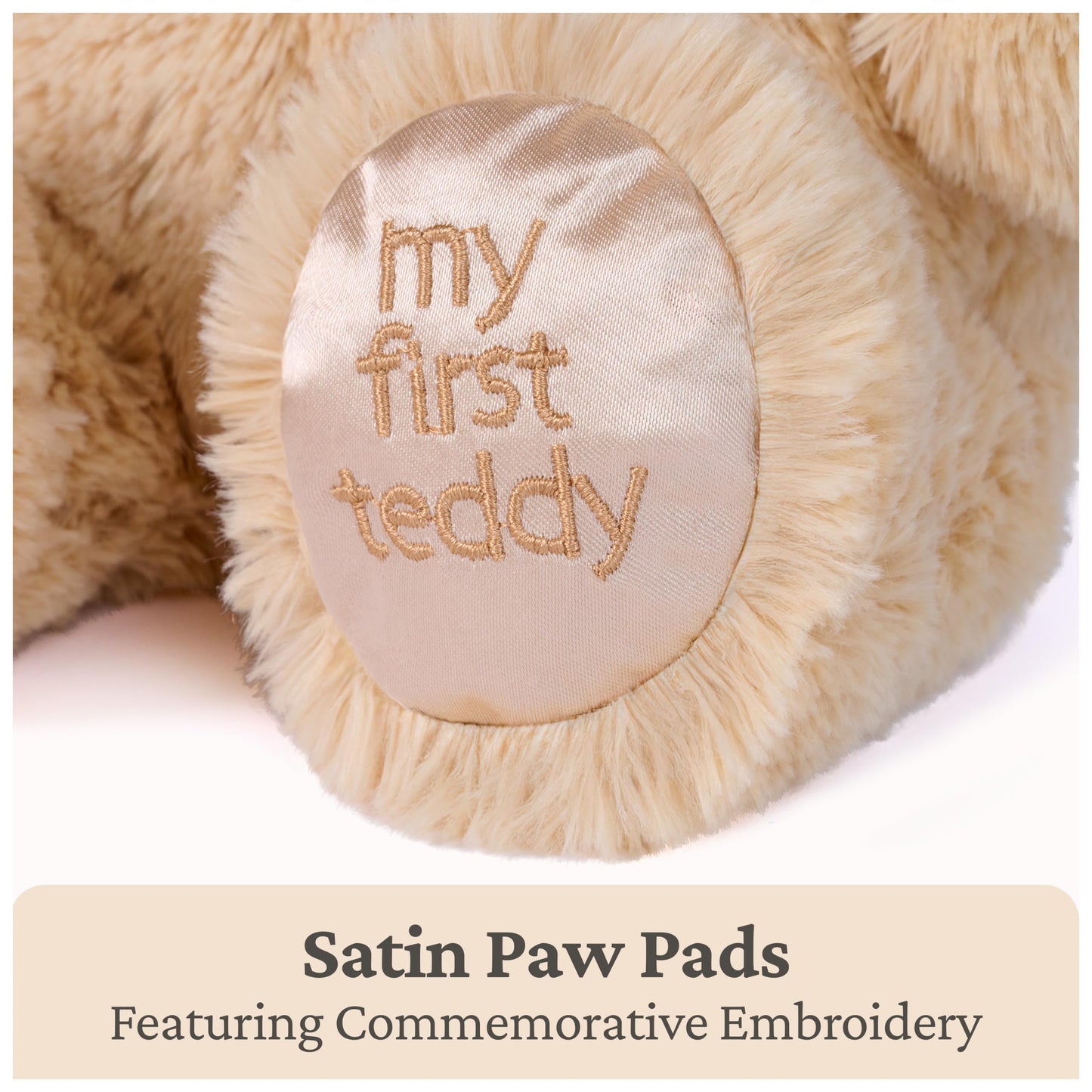 GUND My First Teddy Bear 10-Inch Tan Stuffed Animal for Ages 0+