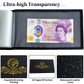 40 Pockets Banknote Currency Collecting Album - 20 Sheets Clear Dollar Bill Holders World Money Storage Book Collection Supplies Double-Sided Pages
