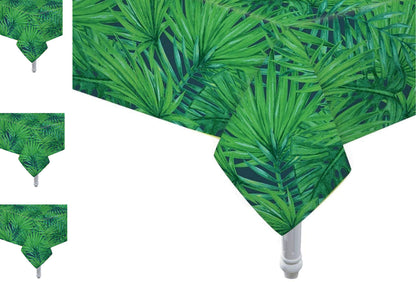 Oojami 4 Pack Safari Jungle Tablecloth Disposable Plastic 54 x 108 in