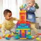 MEGA BLOKS Bigger Building Bag Building Set with 150 Big and Colorful Building Blocks, and 1 Storage Bag, Toy Gift Set for Ages 1 and up
