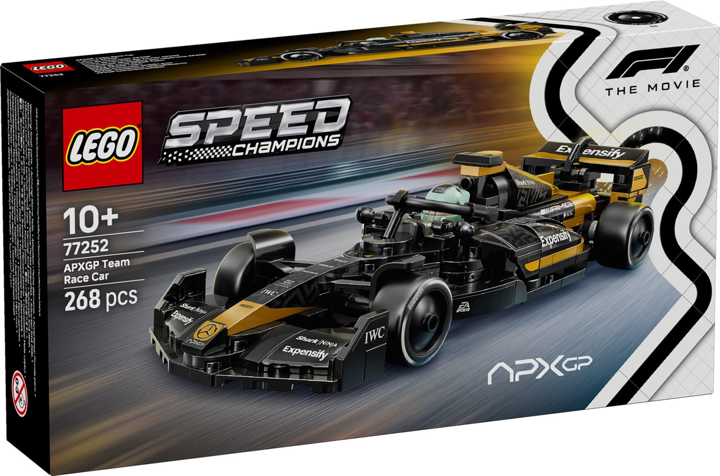 LEGO Speed Champions APXGP Team Race Car from F1 The Movie - Building Toy for Boys, Girls, & Kids, Ages 10+ - Pretend Play Racing Vehicle with 2