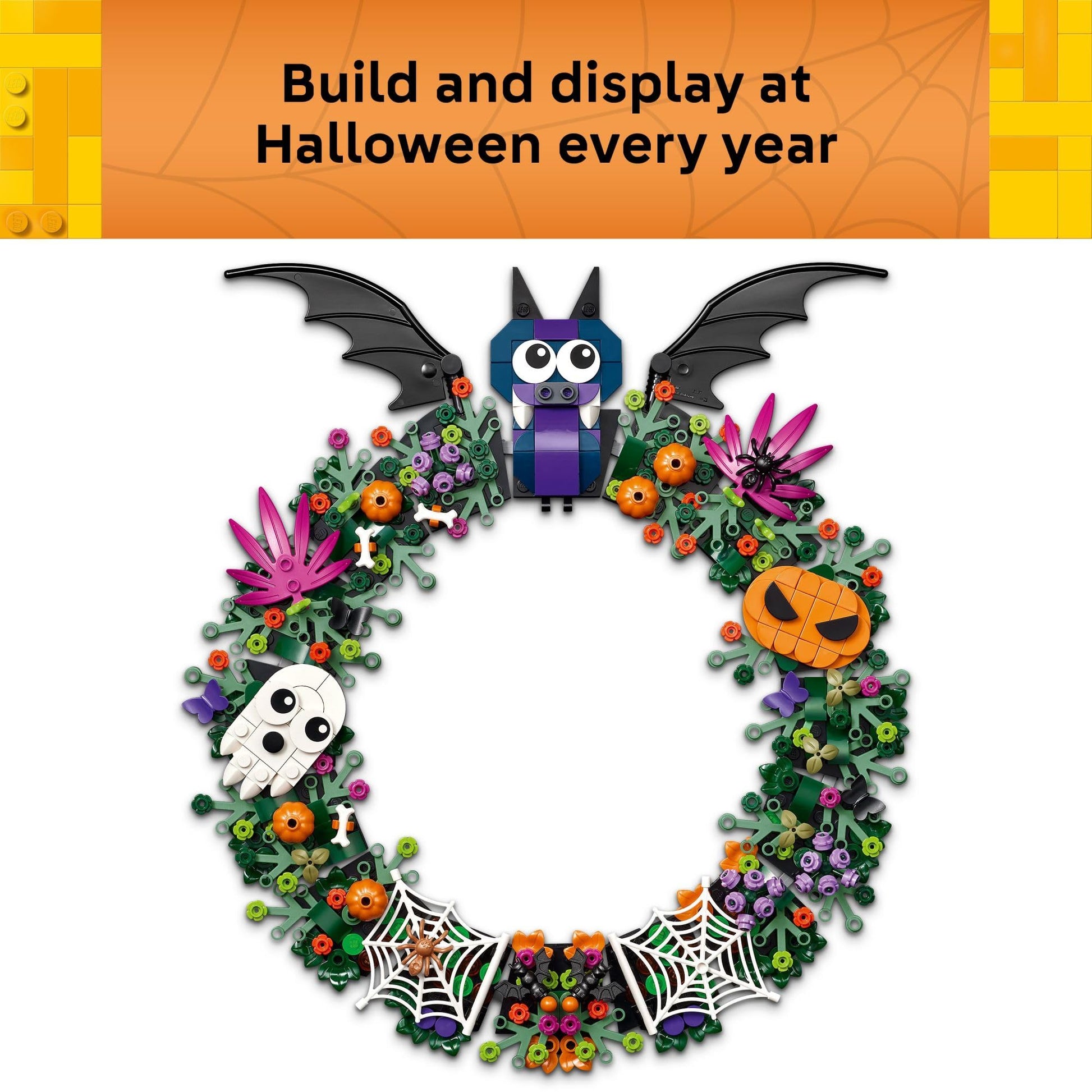 LEGO Halloween Wreath 40825
