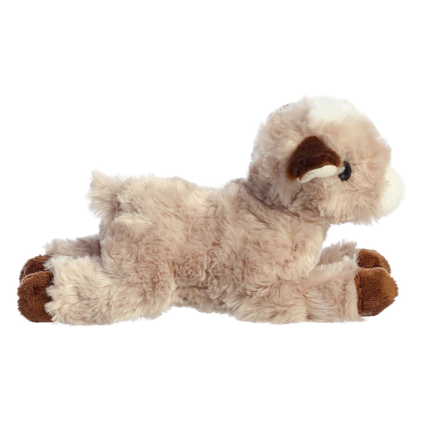 Aurora® Adorable Mini Flopsie™ Paisley Goat™ Stuffed Animal - Mini Companions Ready for Playful Adventures - for Kids All Ages, Toddlers, Adults,