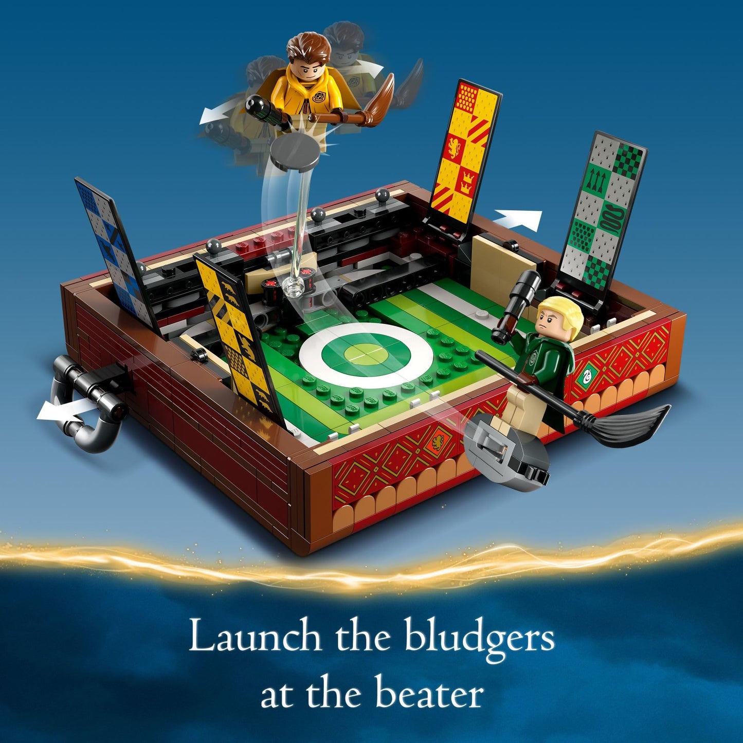 LEGO Harry Potter Quidditch Trunk 76416 Buildable Harry Potter Toy; Birthday Gift Idea for Kids Aged 9+; Open the Buildable Box to Reveal a Quidditch