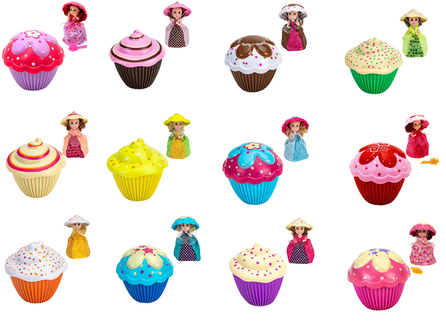 Sunny Days Entertainment Cupcake Surprise Scented Princess Doll (Colors & Styles May Vary), Model:905291