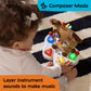 Baby Einstein Drum & Learn Dean Musical Learning Toy, Multisensory, Ages 6 Months and Up