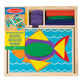 Melissa & Doug Beginner Wooden Pattern Blocks Educational Toy (5 Double-Sided Scenes and 30 Shapes, Great Gift for Girls and Boys - Best for 3, 4, and