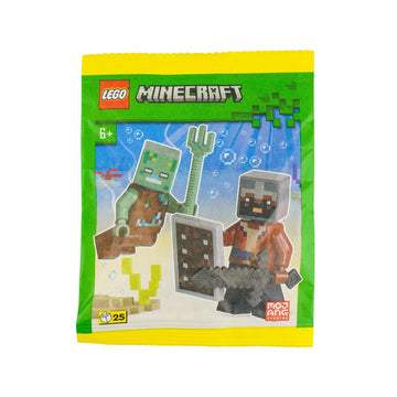 LEGO Minecraft Mini Set: Hero with Drowned Minifigure