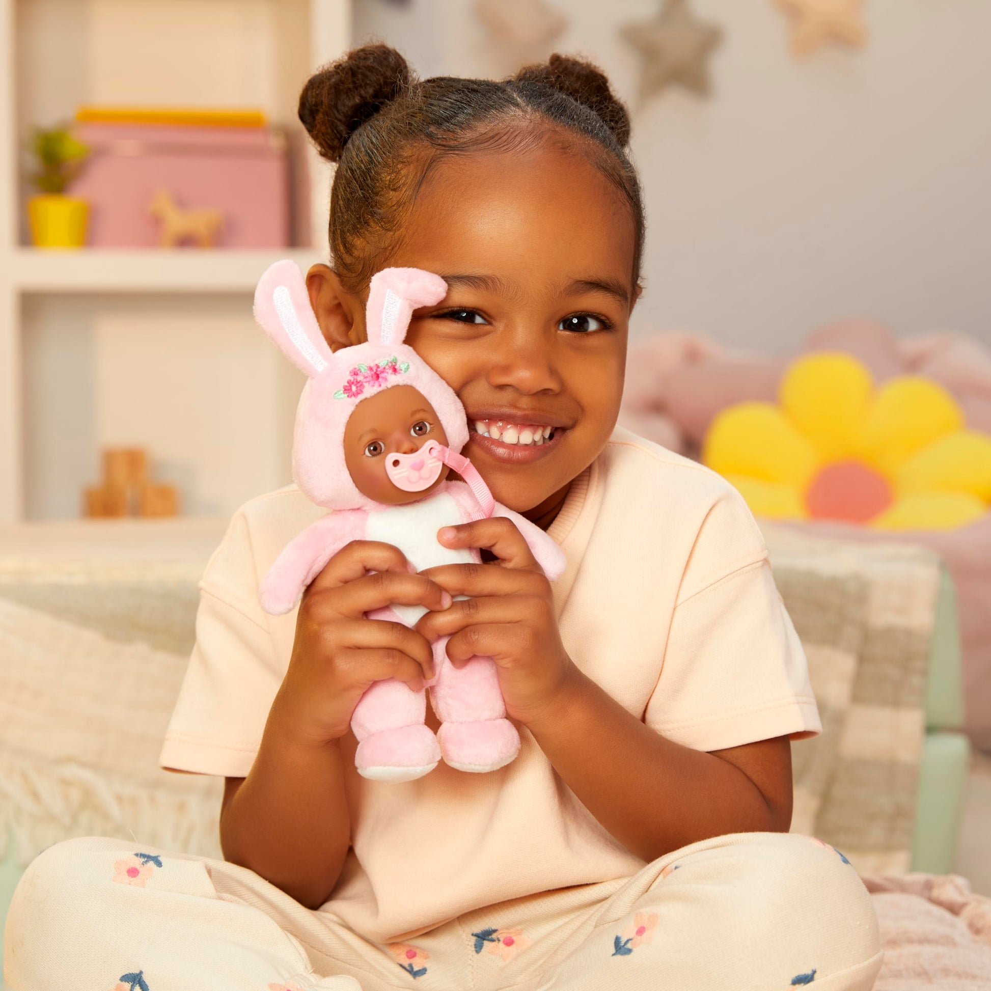 Baby Born Cozy Cuties Soft Baby Doll- Cat & Bunny 2-Pack, Plush Baby Doll for Newborn Babies Ages 0 & Up