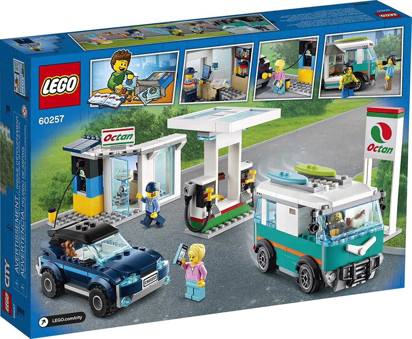 LEGO City Service Station 60257 Pretend Play Toy, Building Sets for Kids, New 2020 (354 Pieces)