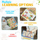 Little Charlie Lu Busy Book for Toddlers 3 and Up - Preschool Learning Activities Bilingual Book in Spanish and English with 32 Activities