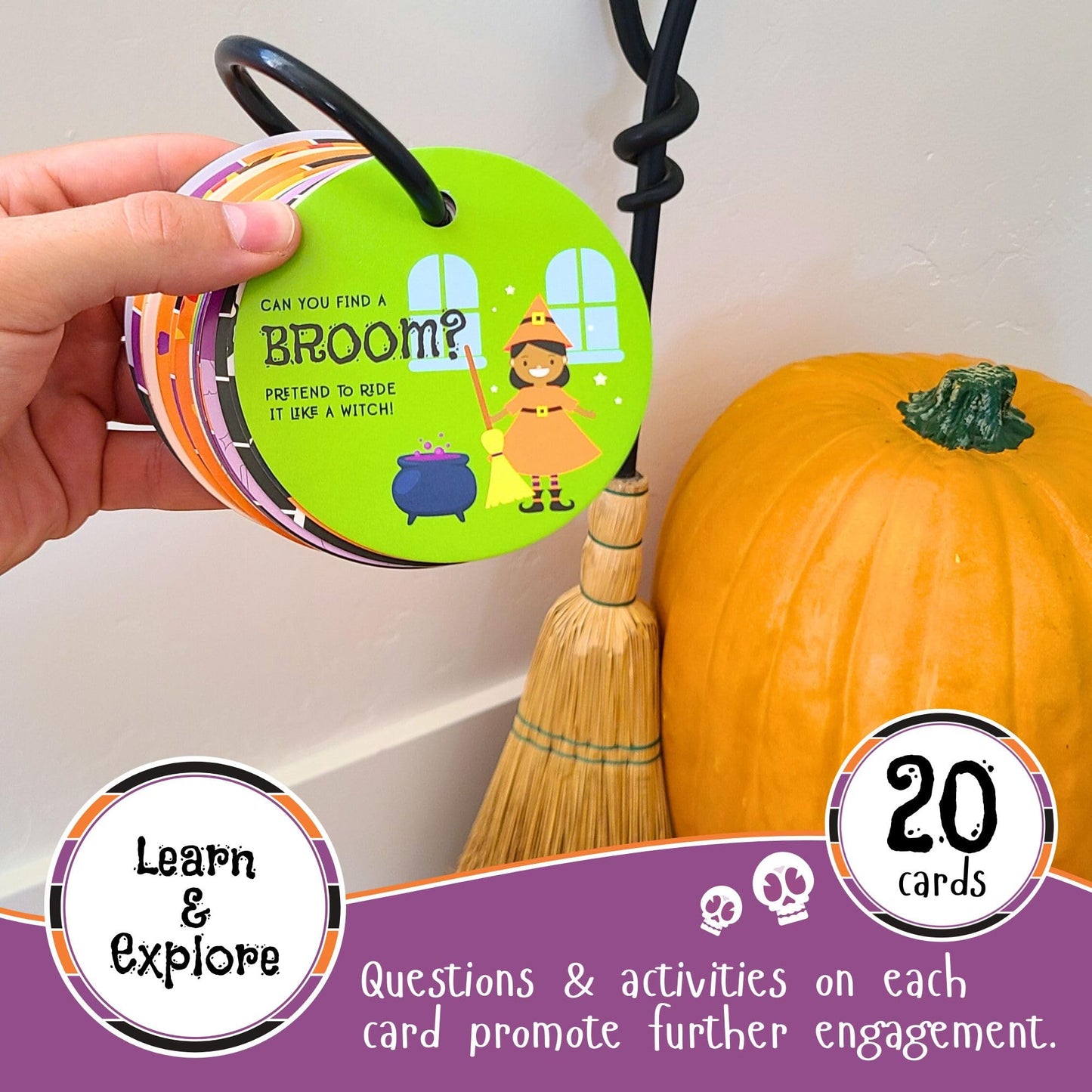 Blu Jay Children's Scavenger Hunt: Halloween Edition | Toddler Activities | Halloween Games for 2, 3 Year Old's & Up | Kids Scavenger Hunt Cards