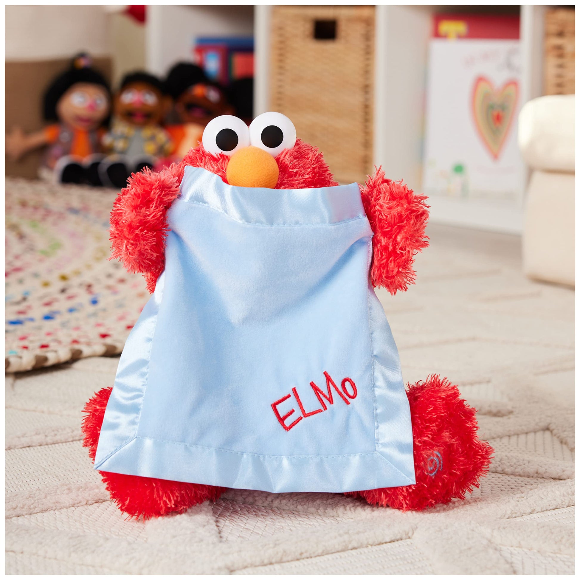 GUND Sesame Street Peek-a-Boo Elmo 13” Animated Plush Toy for Ages 1+