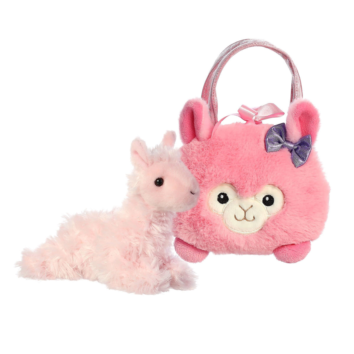 Aurora - Pet Carrier - 7" Bubblegum Llama