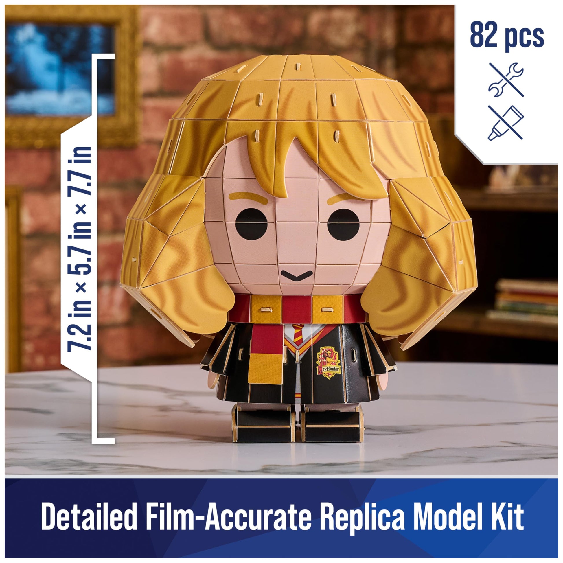 4D Build Harry Potter Hermione Figure 3D Puzzle Model Kit for Adults