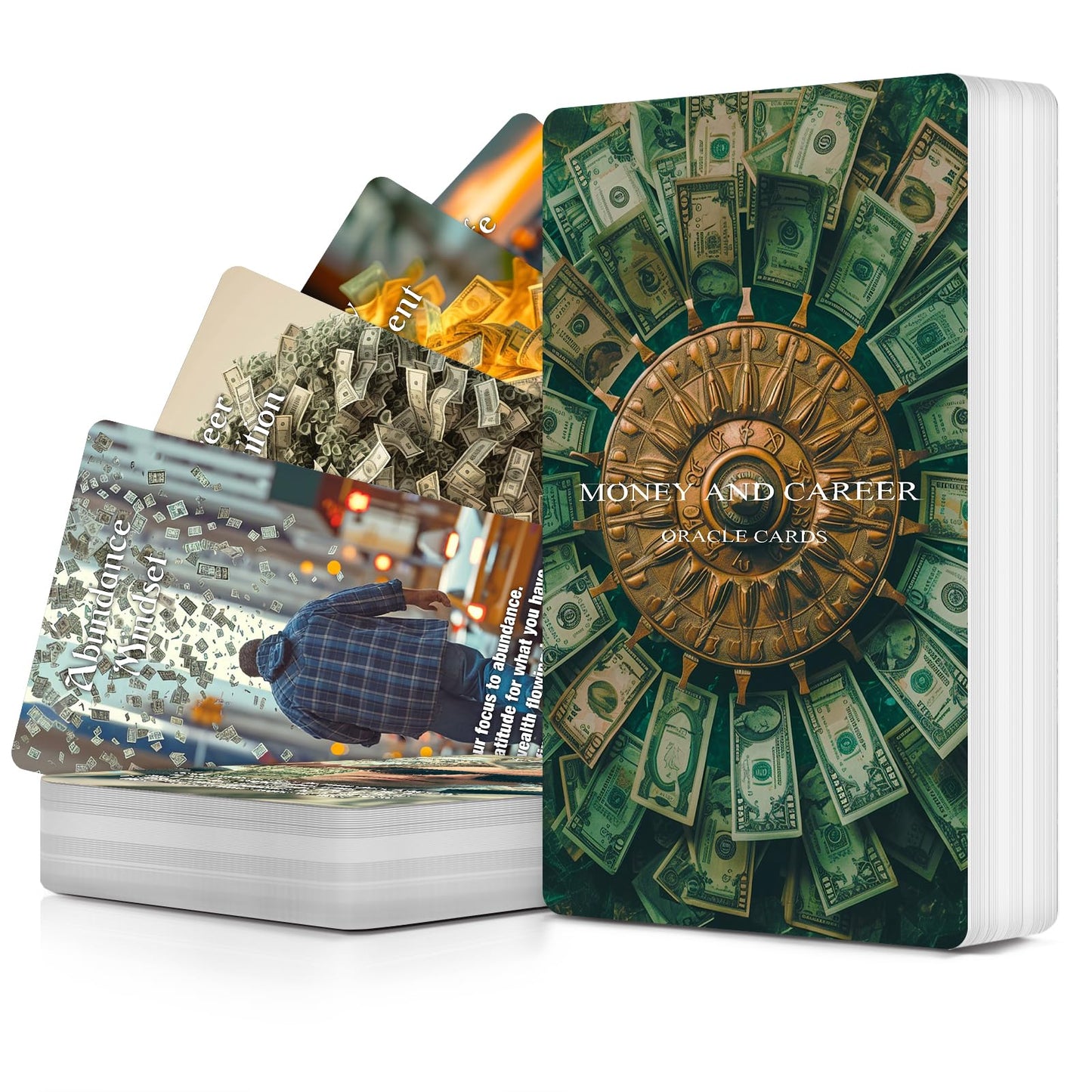 Pacify Money and Career Oracle Cards 54 Finance Oracle Cards Deck for Beginners: Abundance, Manifestation, Career Growth and Goal Setting