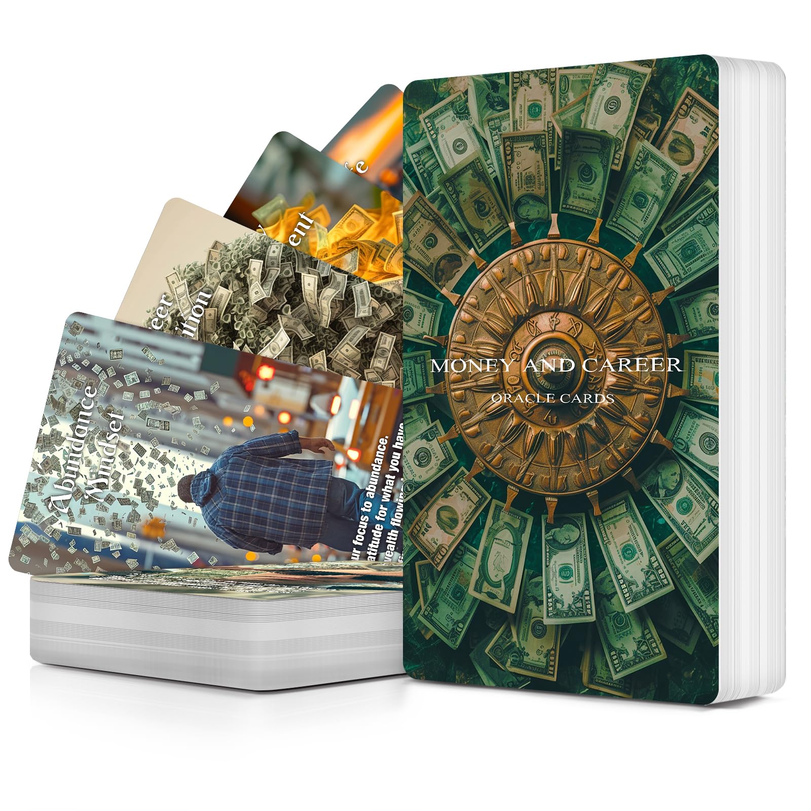 Pacify Money and Career Oracle Cards 54 Finance Oracle Cards Deck for Beginners: Abundance, Manifestation, Career Growth and Goal Setting