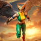McFarlane Toys - DC Multiverse Hawkgirl (Justice League of America) 7in Action Figure, Collector Edition #36