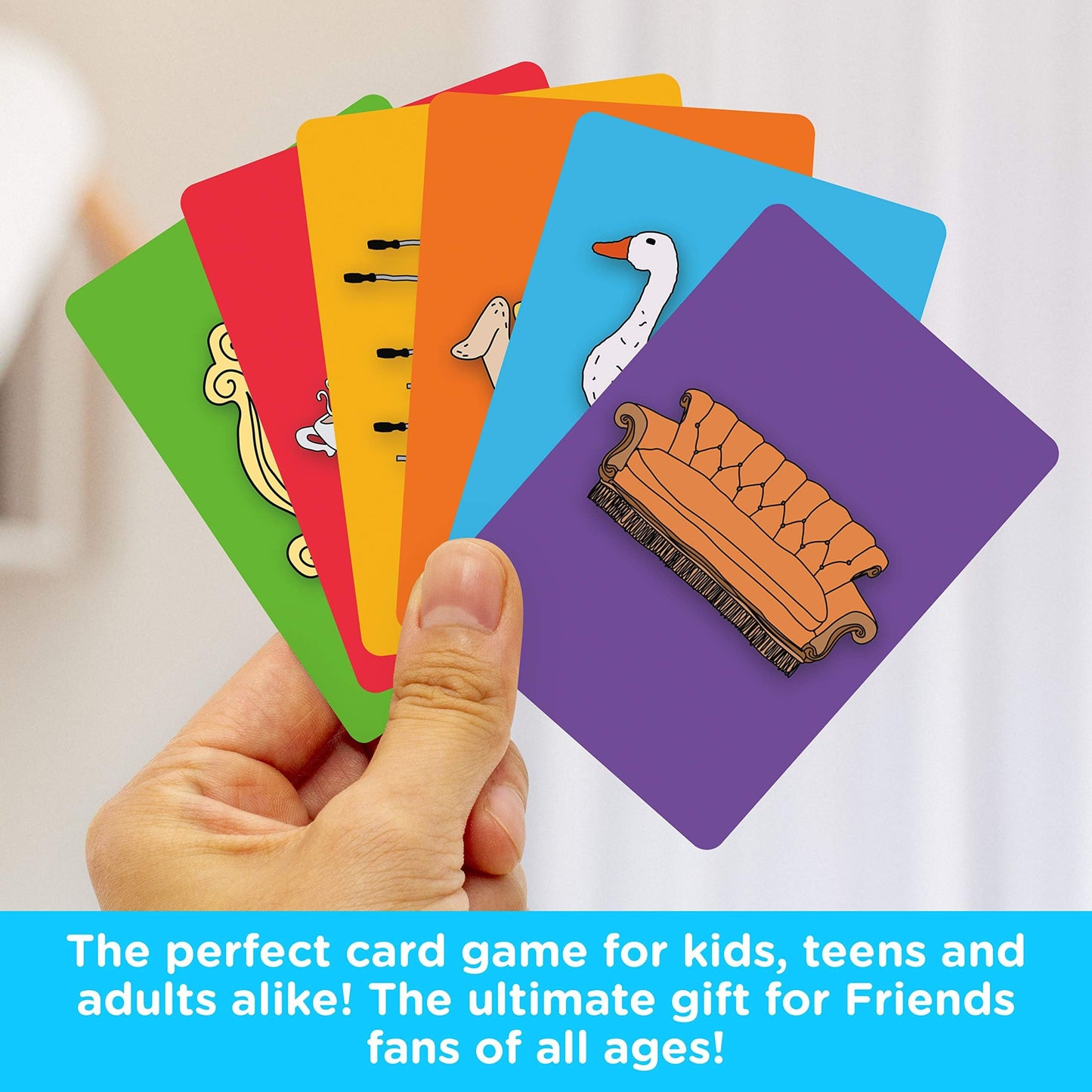 Aquarius Friends Memory Master Card Game - Fun Family Party Game for Kids, Teens & Adults - Entertaining Game Night Gift - Officially Licensed Friends