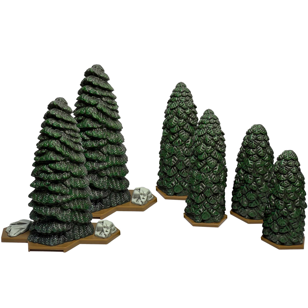 Renegade Game Studios HeroScape Forests of Valhalla - 6 Evergreen Trees