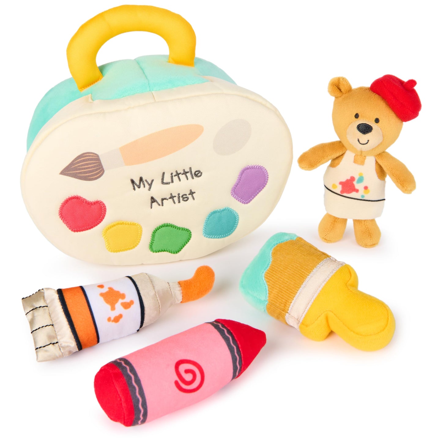GUND Baby My Little Artist 5-Piece Sensory Plush Toy Playset for Babies