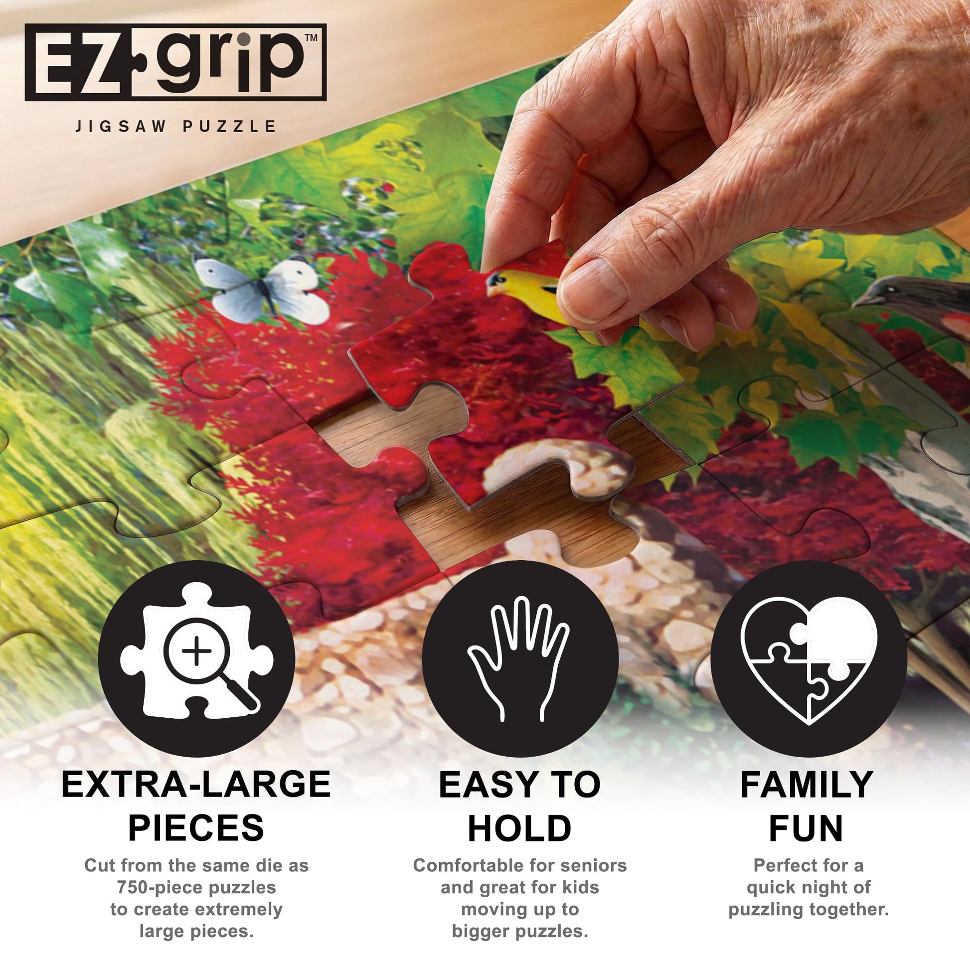 Masterpieces 300 Piece EZ Grip Jigsaw Puzzle - Willow Whispers - 18"x24"
