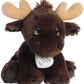 Aurora® Inspirational Precious Moments™ Miles Moose Stuffed Animal - Cherished Memories - Enduring Comfort - Brown 8.5 Inches