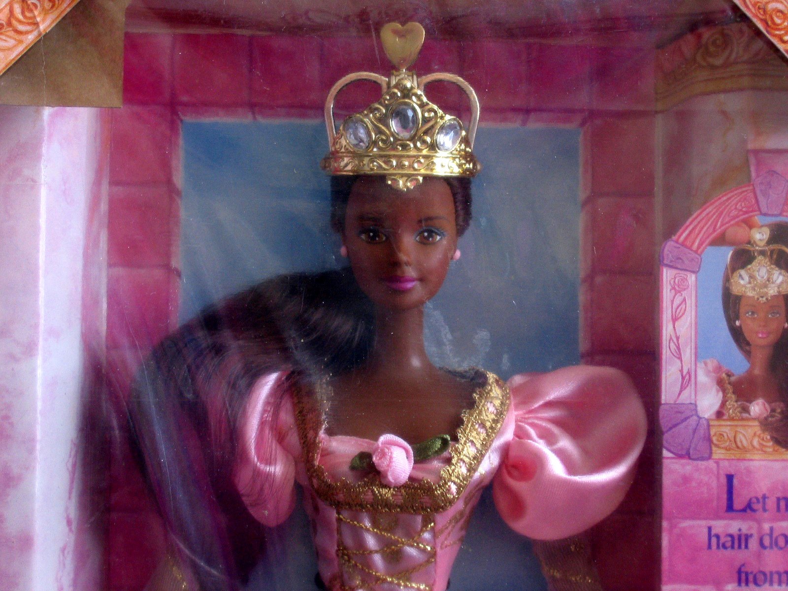 Mattel Barbie 18164 1997 Rapunzel African American Doll