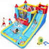 AKEYDIY Bounce House,Inflatable Water Slide Bounce Castle with Blower for Kids 3-10,Outdoor/Indoor Bouncy House Water Park for Backyard with 2 Splash