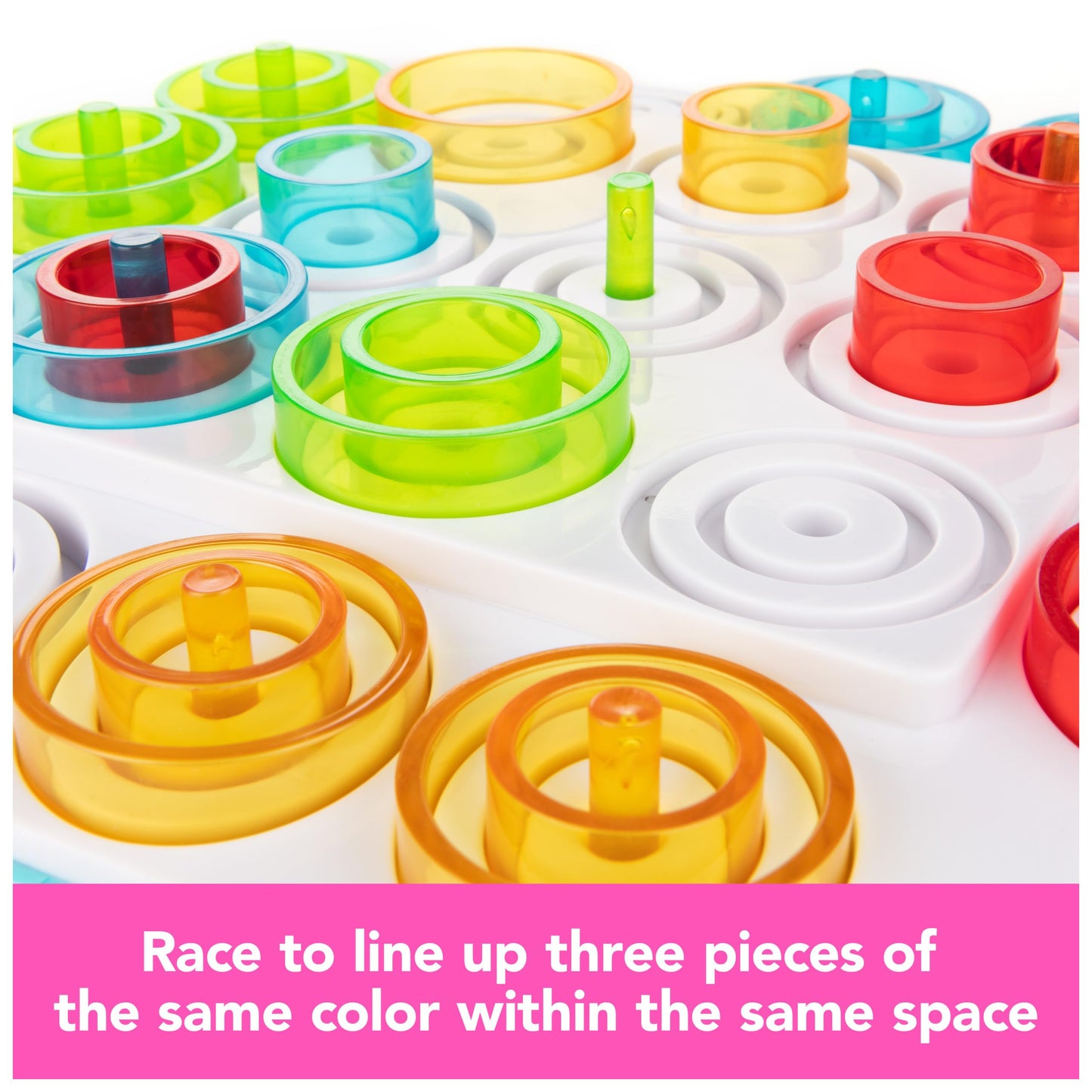 Spin Master Games, Otrio Strategy-Based Board Game, Classic Game, Advanced Tic Tac Toe STEM Activity, 2 Players, for Ages 8 & Up